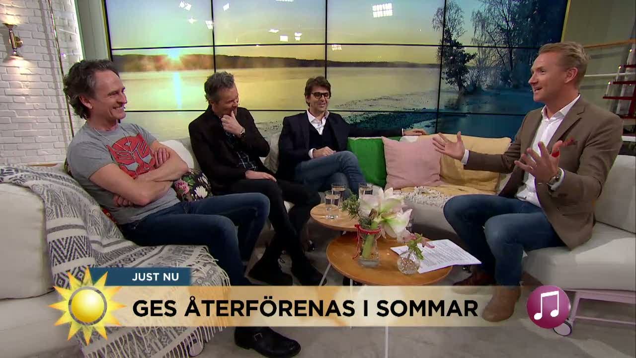 Därför återförenas GES i sommar! - Nyhetsmorgon (TV4)