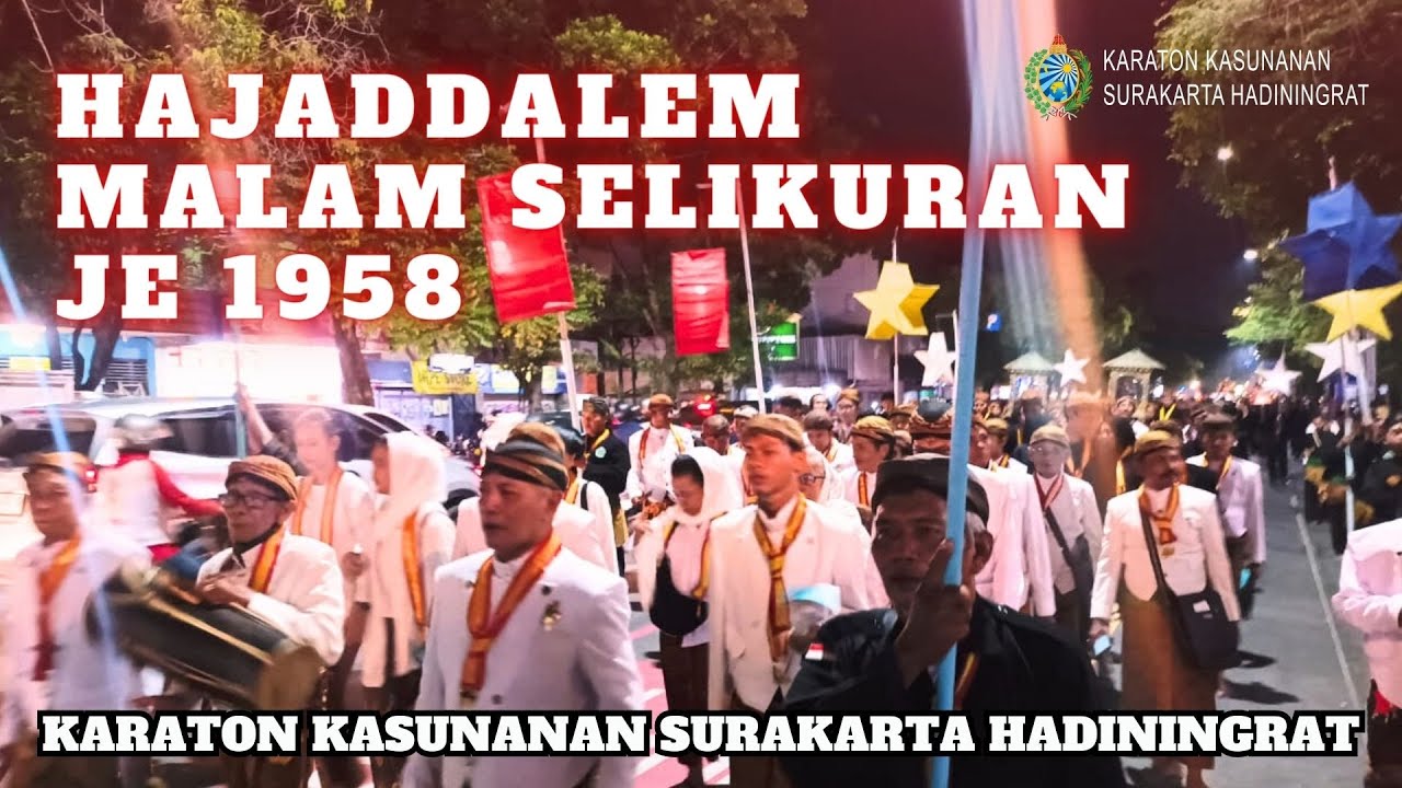 HajadDalem Kirab Tumpeng Sewu Malam Selikuran JE 1958 - Karaton Kasunanan Surakarta Hadiningrat