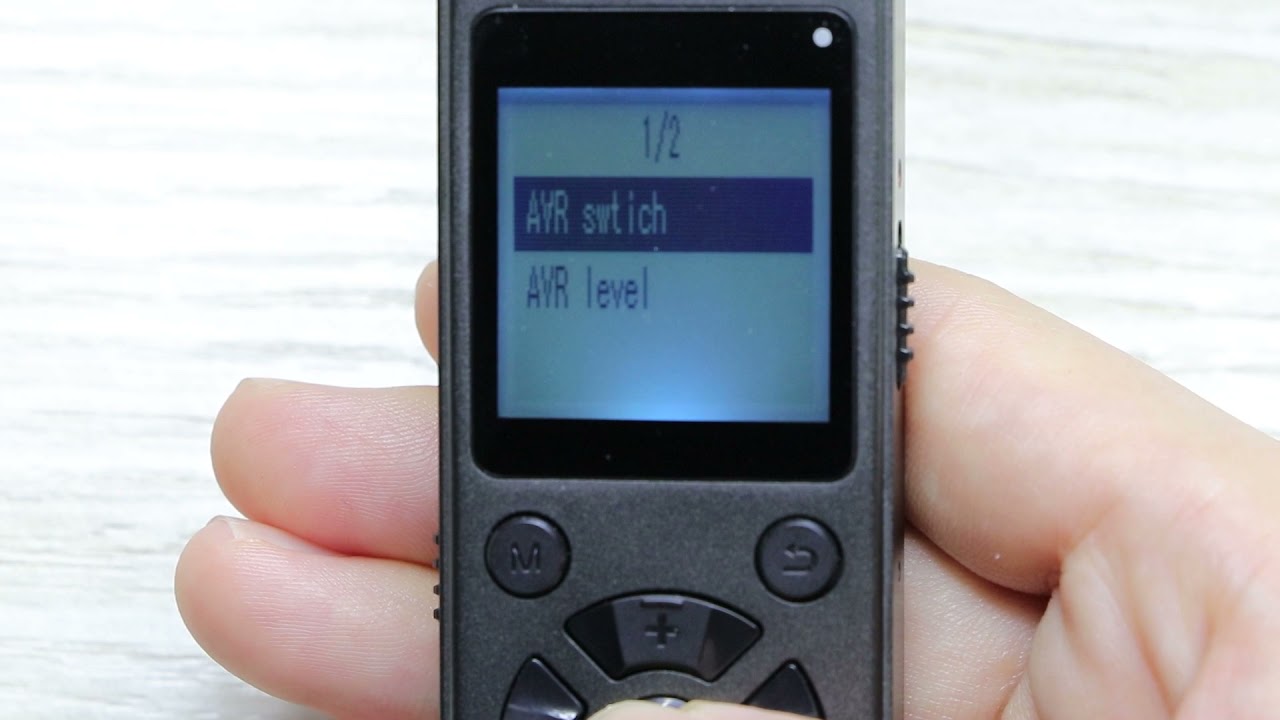 V618，How to use voice activated recording