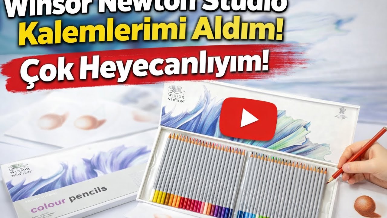 Winsor Newton Kalemlerimle Deniz Kızı Çizelim ❤️ #winsornewton 