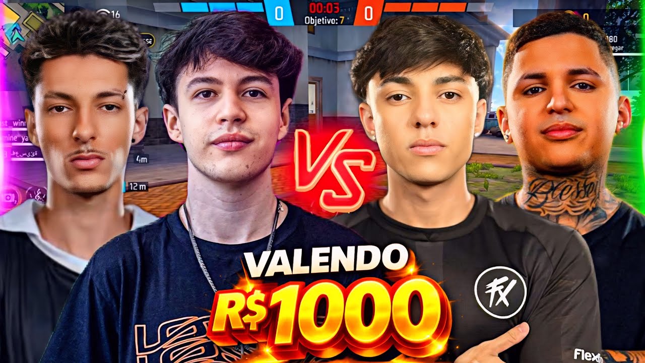 4x4 APOSTADO VALENDO R$1000! TWO9 vs MANOMAX e ELTIN — MD3 INSANA, TRETA E JOGADAS ABSURDAS 😱