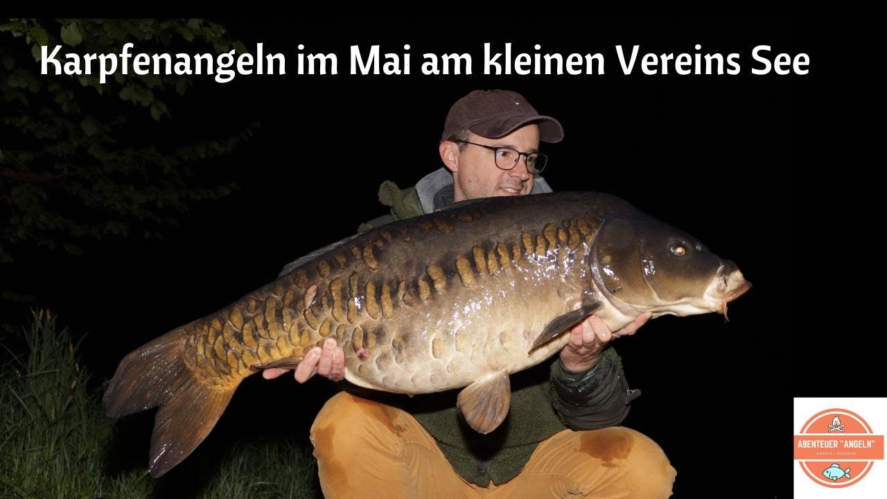 Karpfenangeln im Mai am kleinen Vereins-See vor der Laichzeit - Erster Futterplatz 2022 - VTB