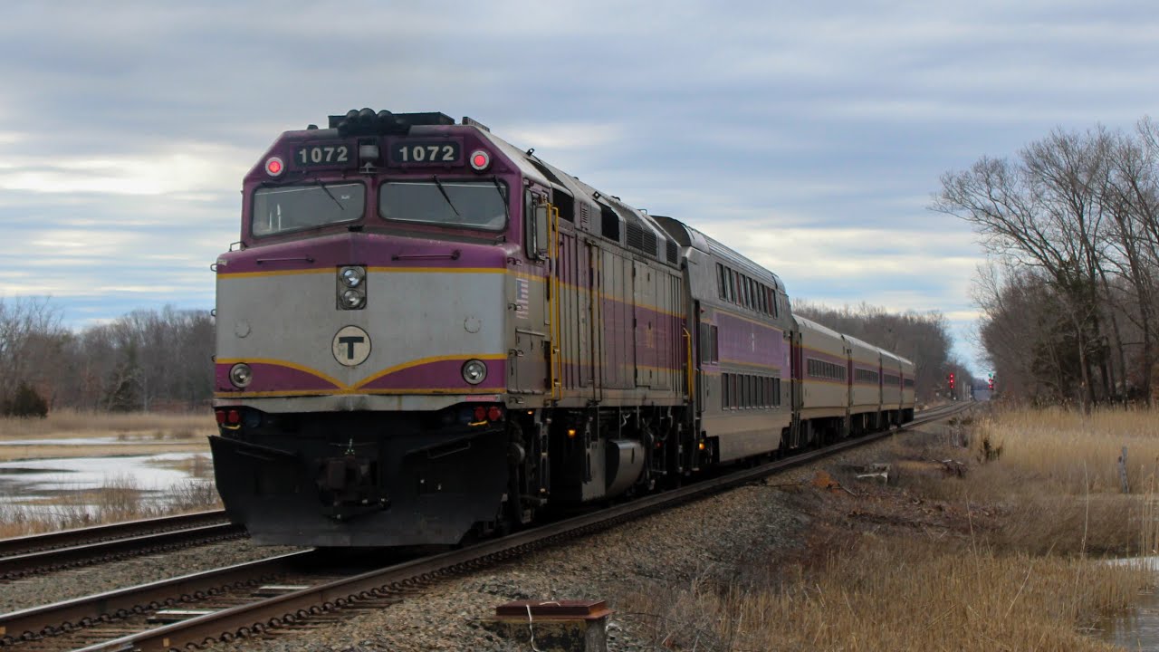 The Final Days for MBTA&rsquo;s Final F40PH-2C on the Newburyport/Rockport Line | February and March 2023
