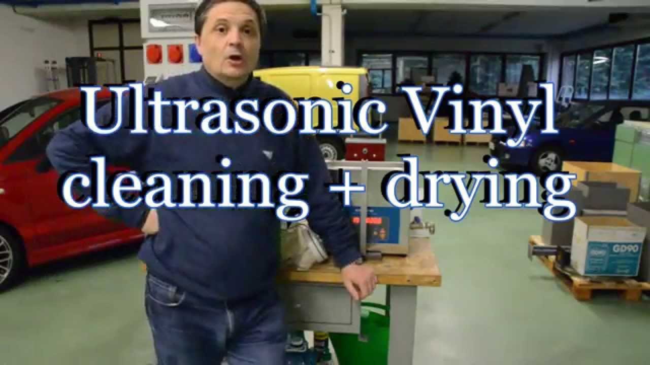 Ultrasonic Vinyl cleaning + drying