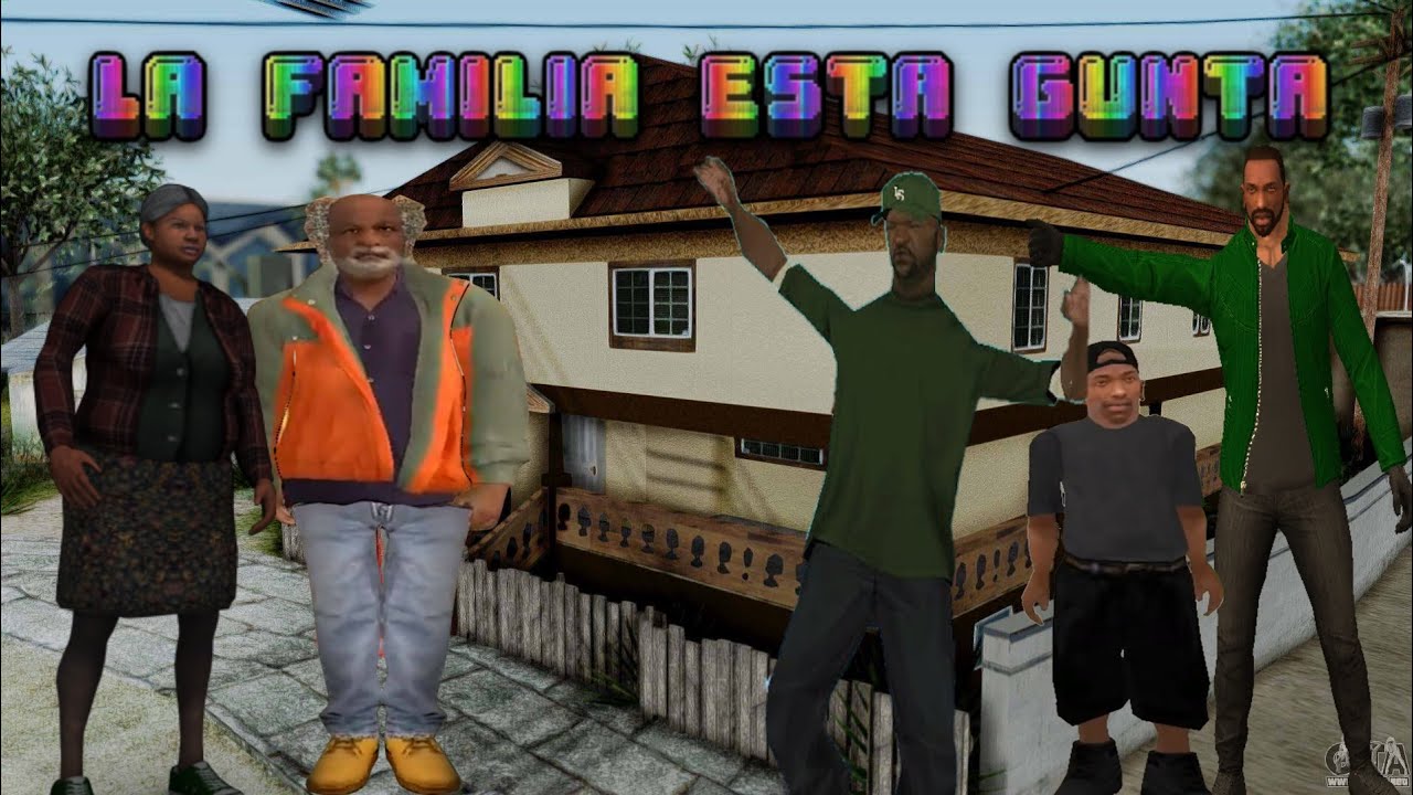 La familia esta completa nuevamente parodia LOQUENDO gta san andreas