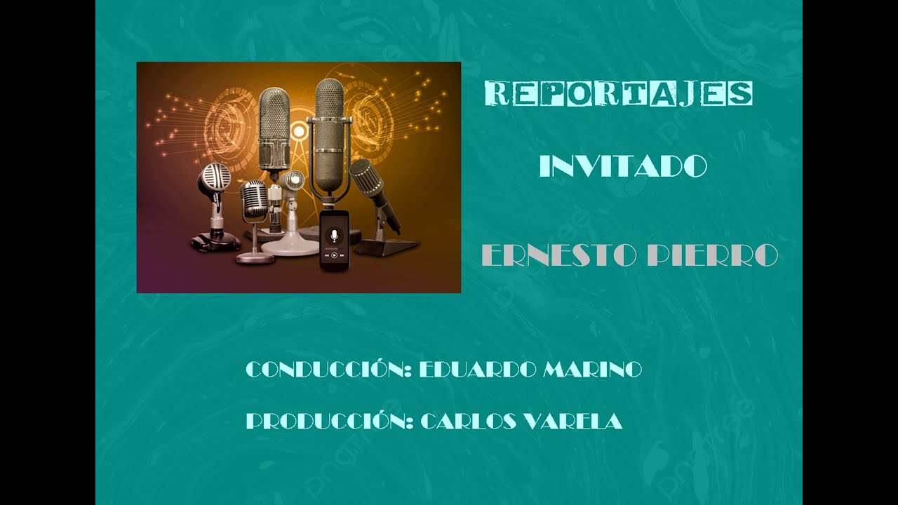 REPORTAJE A ERNESTO PIERRO (POETA ESCRITOR DOCENTE)