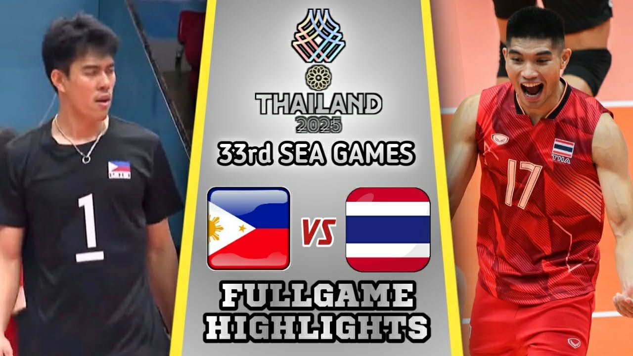 SEMIFINALS HIGHLIGHTS VOLLEYBALL | PHILIPPINES vs THAILAND | 33rd SEA GAMES