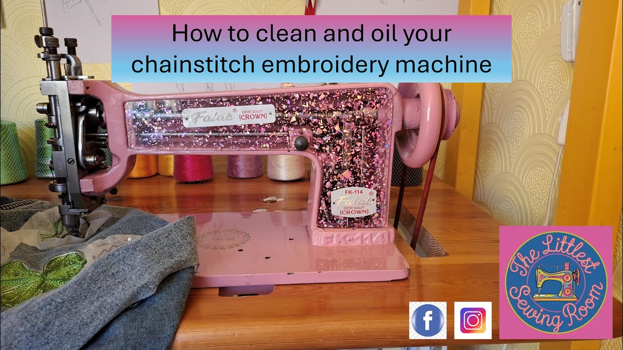 Chainstitch Embroidery Machine Maintenance: Easy Cleaning & Oiling Tips