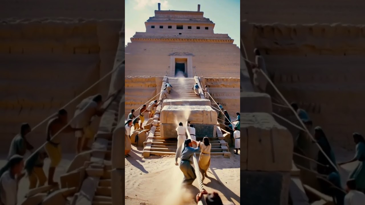 How They Transport Big Stone to Build The Pyramids in Egypt