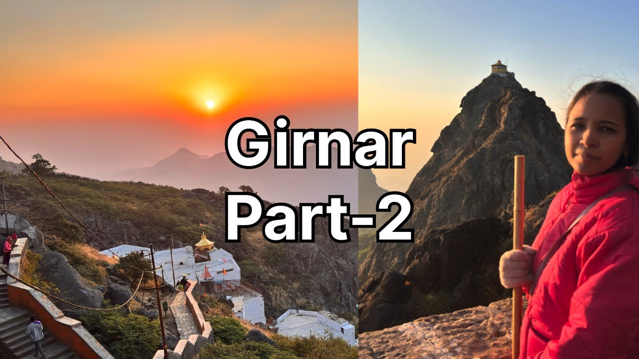 दत्त महाराजांच्या मूळ paduka । गिरनार दर्शन ।10,000 पायऱ्या । travel vlog 