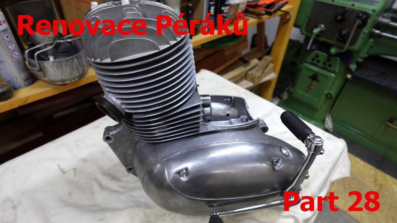 Renovace motocyklů  Pérák part 28 Generální oprava motoru Jawa 250 4/4