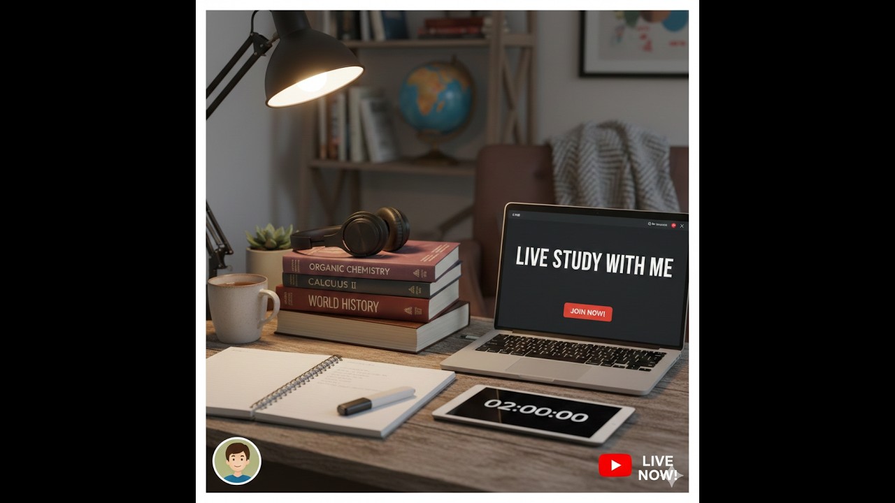 Let’s Study Together LIVE (12 Hours) ✨ | Deep Focus | Exam Season