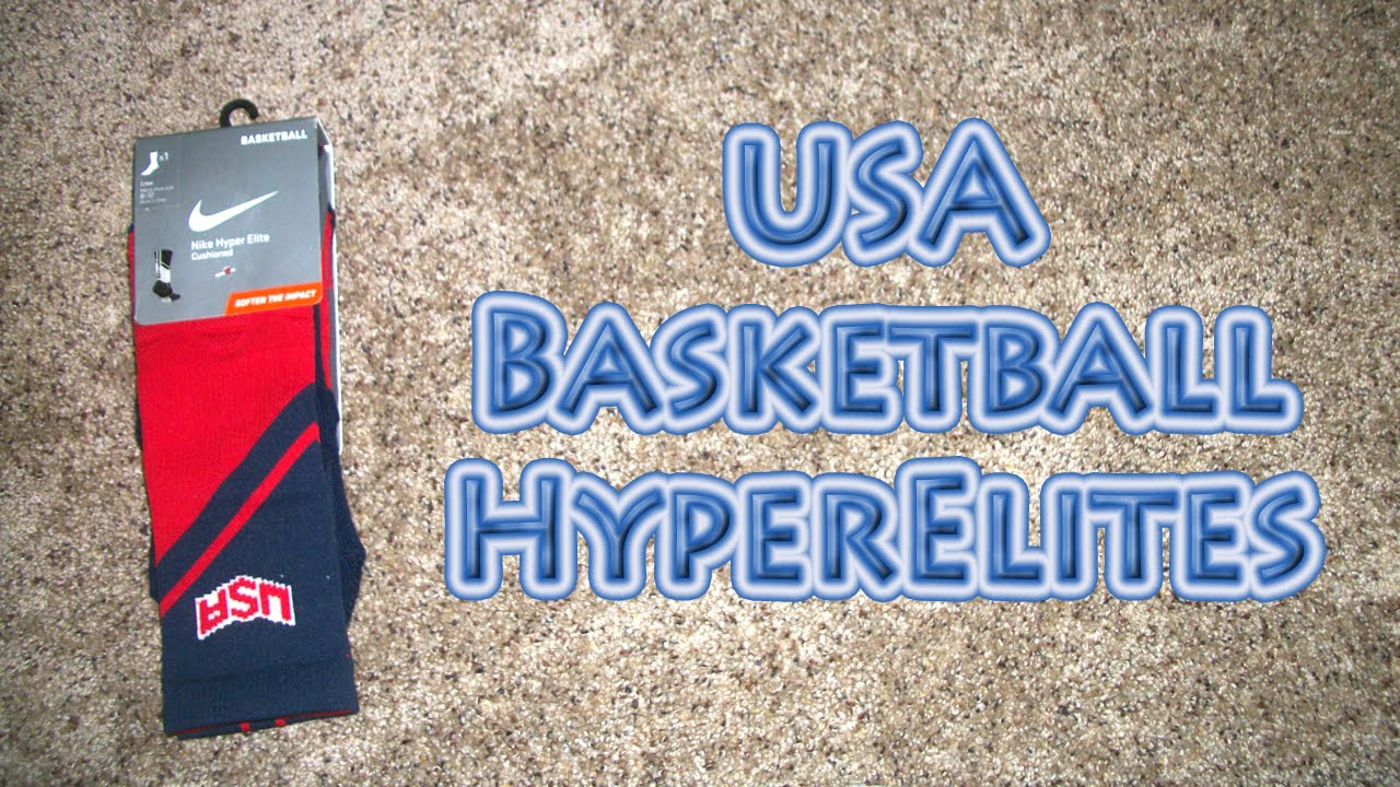 Nike HyperElite Limited Edition USA Basketball Socks Unboxing