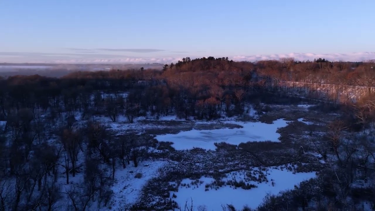 SUNRISE ON A COLD MORNING