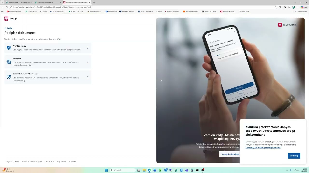 Otwieranie sesji KSeF oraz generowanie certyfikatów i tokenów w systemie PodatkiPodatki.pl