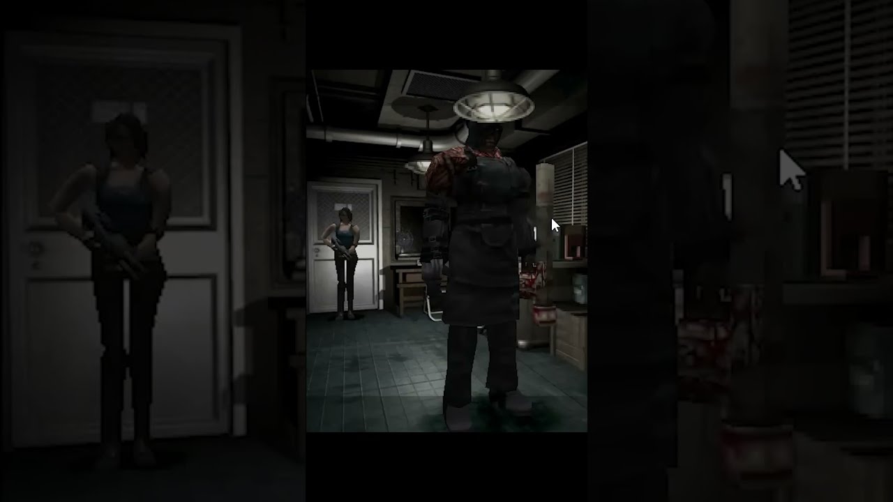 What happens if Nemesis enters the SaveRoom? [part 1] #shorts #ResidentEvil3 #OverhaulMod