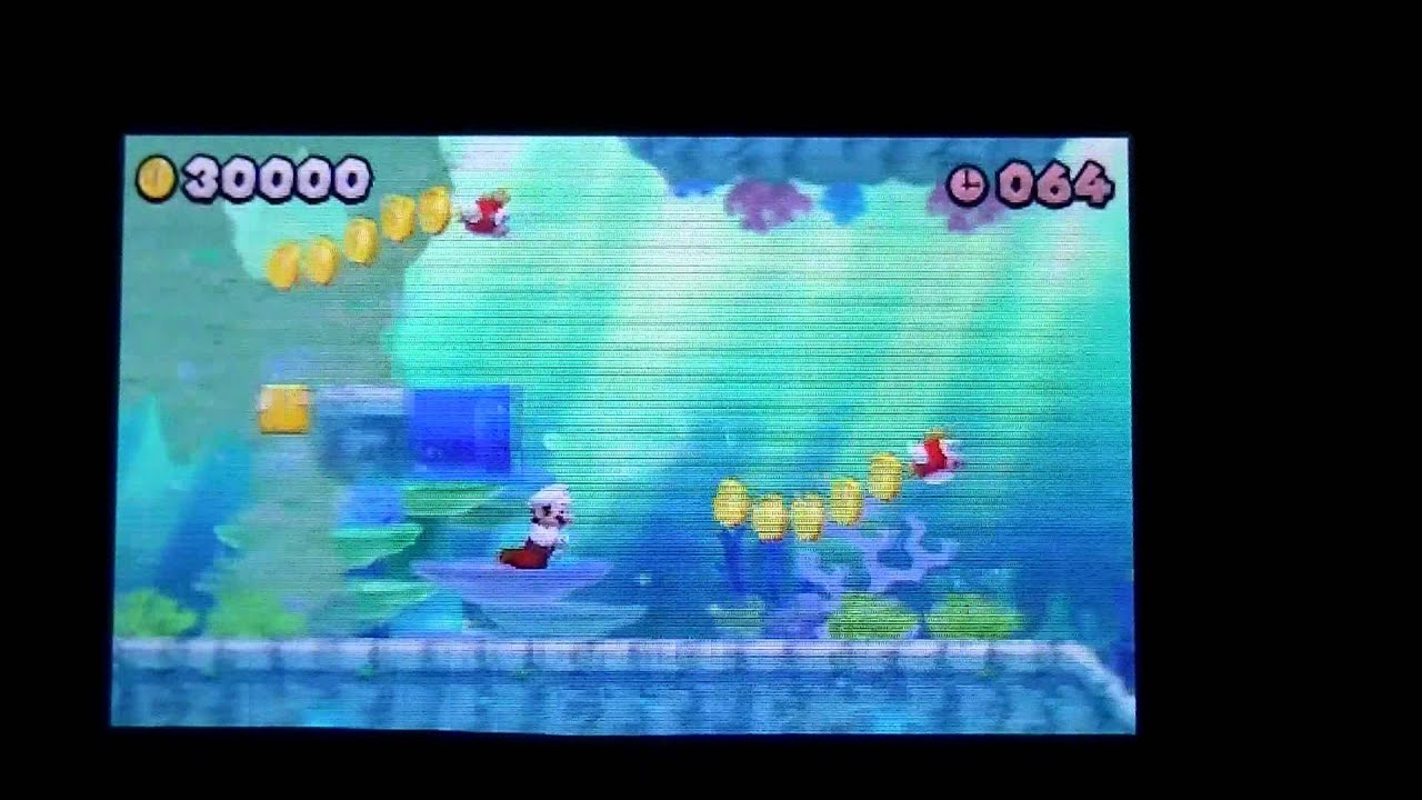 New Super Mario Bros. 2 - Coin Rush - How to get 30,000 coins in 1 level (World 3-4)