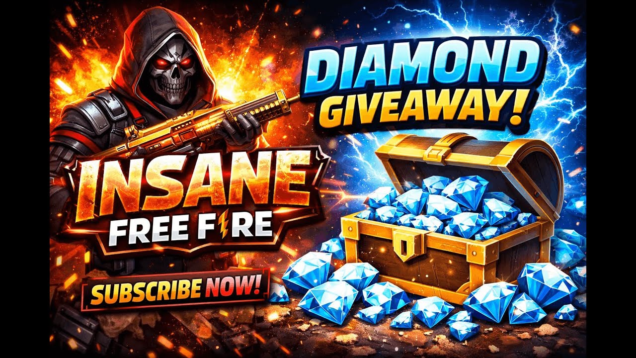 DAIMOND GIVEAWAY GARENA FREE FIRE !! INSANE IS LIVE !! #freefire #livegame #livestream #garena