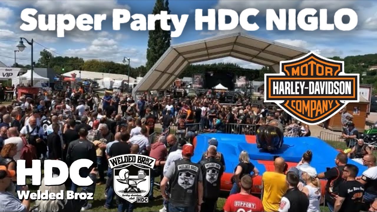 Harley Davidson club Welded Broz super party HDC Niglo 2022