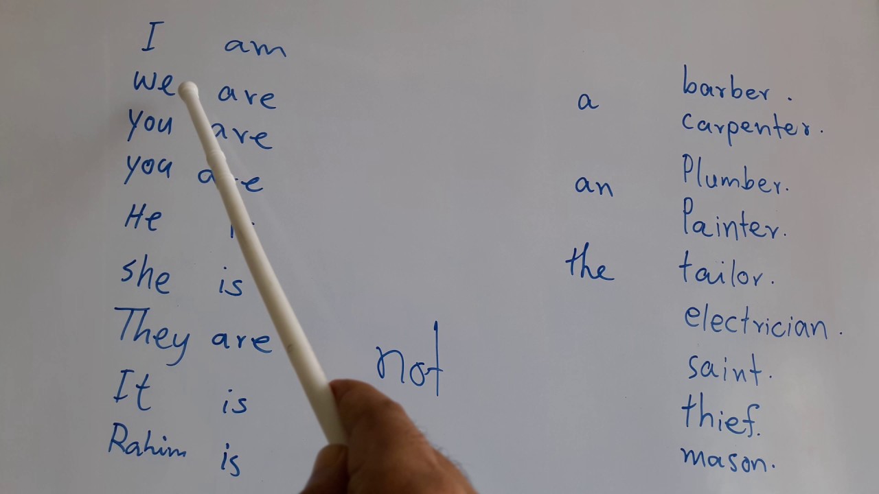 Lesson 11. How to use am is are . In Rohingya English club.