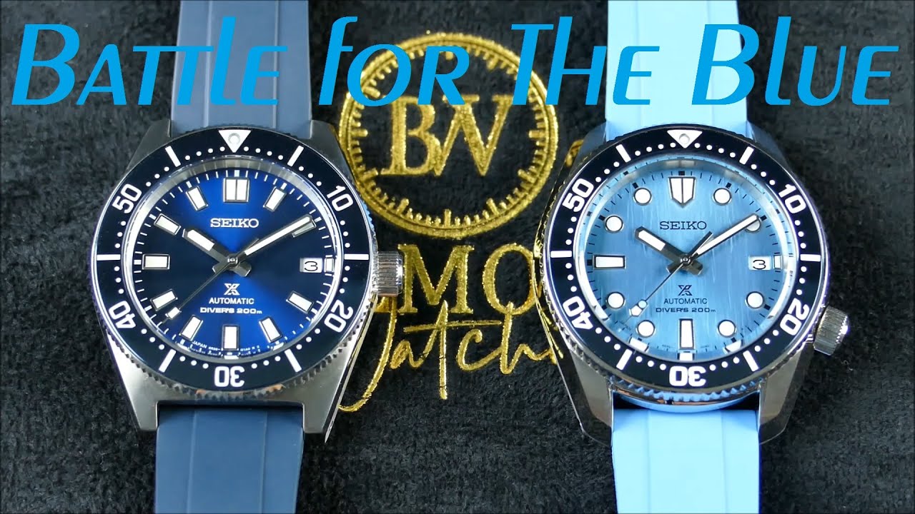 On the Wrist, from off the Cuff: Seiko Prospex SBDC163 vs. SPB299; Blue Dial Battle, Two of the Best