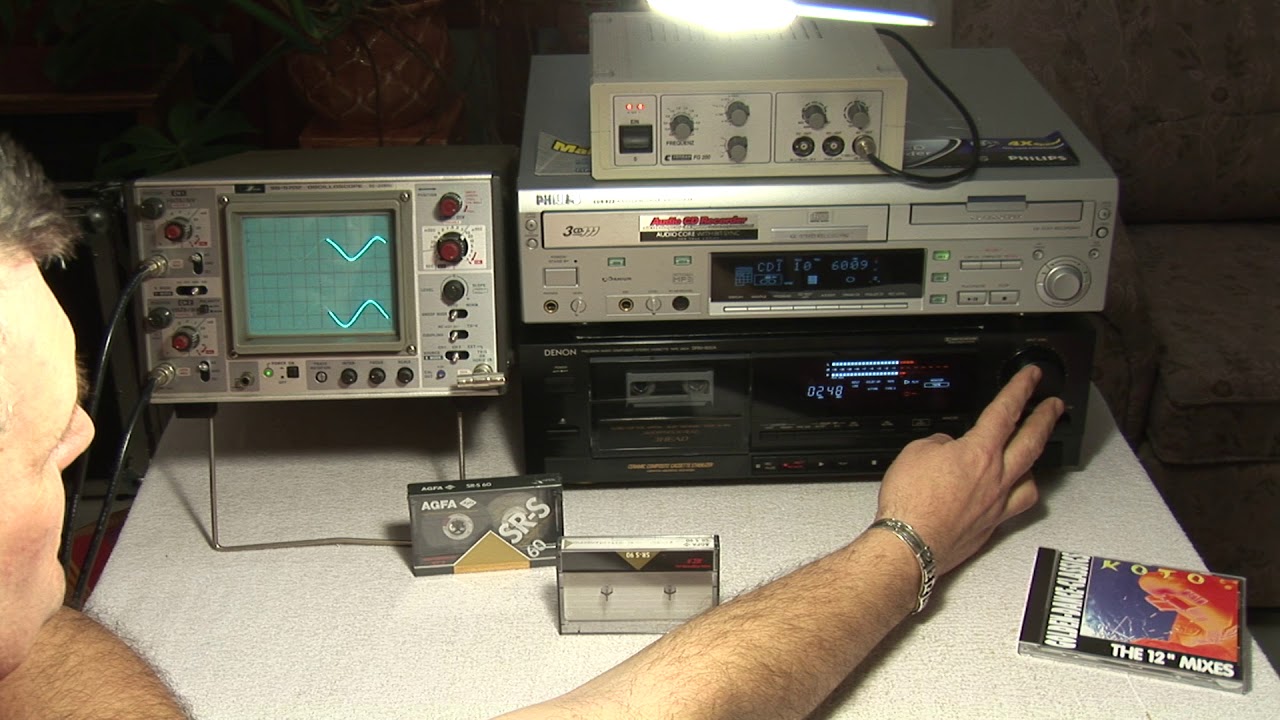 Agfa SR-S magnókazetta mérése