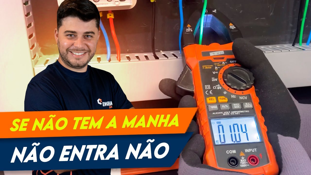 Como pegar FUGA de CORRENTE com o MULTÍMETRO? 🤔