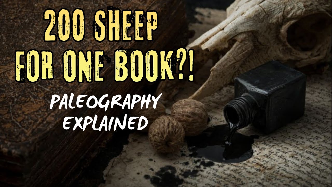 How One Book Required 200 Sheep (The Forgotten Science of Writing)