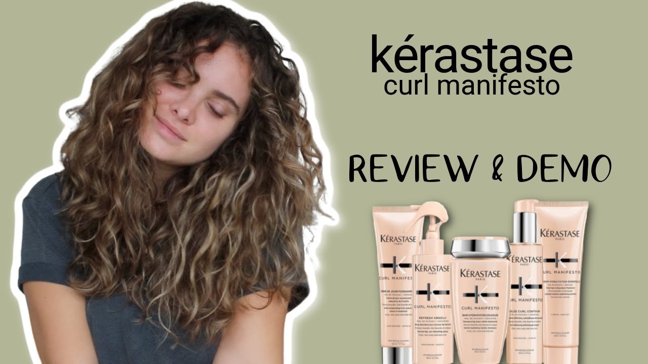 kerastase curl manifesto review and demo