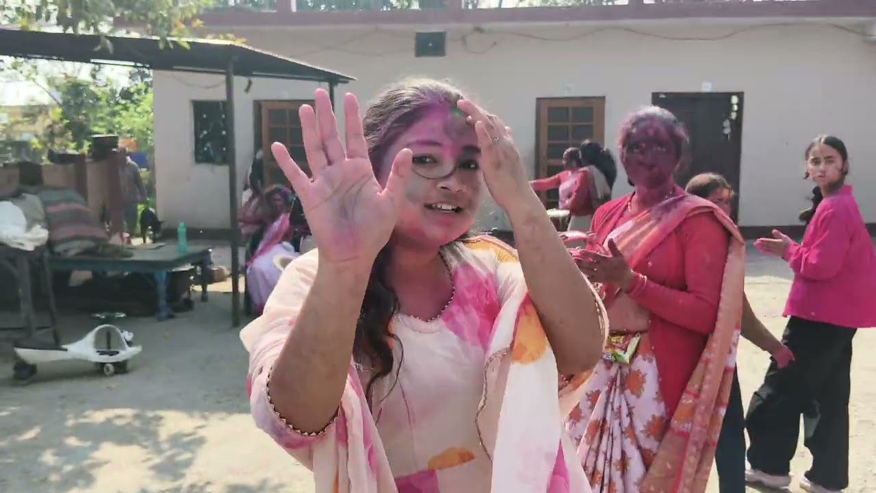 Aaj ki Holi guys ,hume kheli holi , bhut he jada mja aaya #holi 