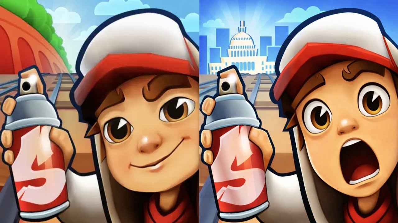 Subway surfers : Classic 2024 🆚 Washington D.C. 2025 Map Comparison 