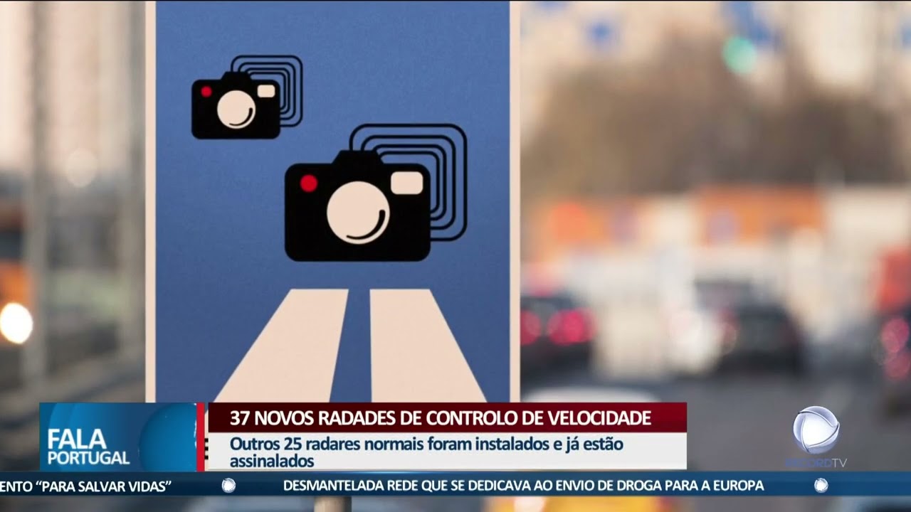 37 novos radares de controlo de velocidade