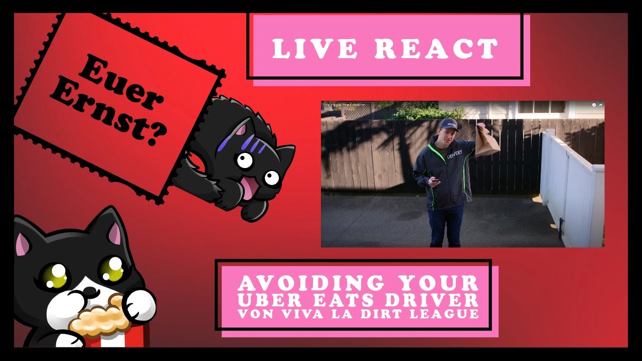 🎭DieRiani Reagiert - Live React auf Avoiding your Uber Eats driver🎭