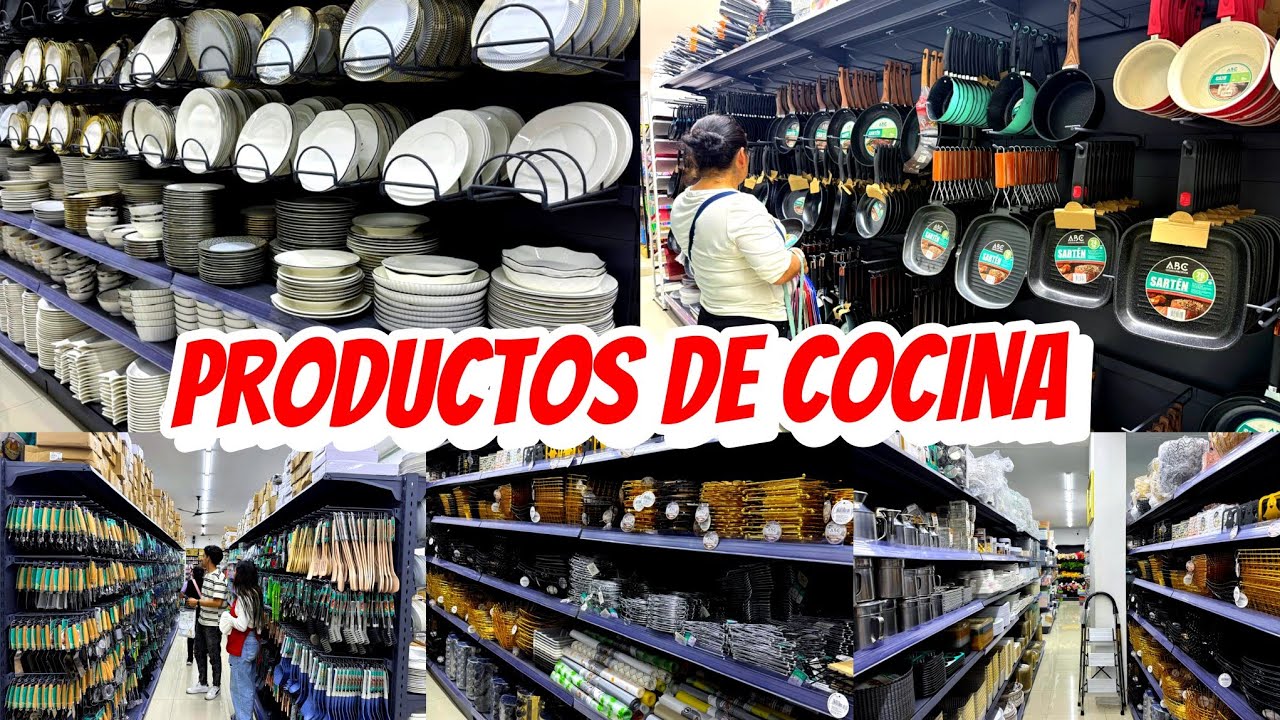 😱 Mega TIENDOTA con solo Productos en COCINA,  UTENSILIOS, PLATOS, SARTENES, TRASTES, PLASTICOS..