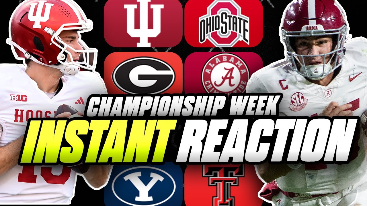 CHAMPIONSHIP WEEK INSTANT REACTION: Indiana-Ohio State | Georgia-Alabama | Texas Tech-BYU