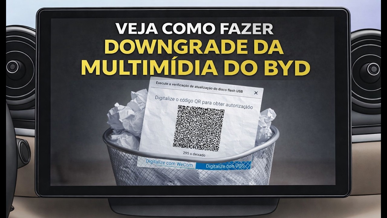 Passo a passo de como fazer downgrade na multimidia do BYD
