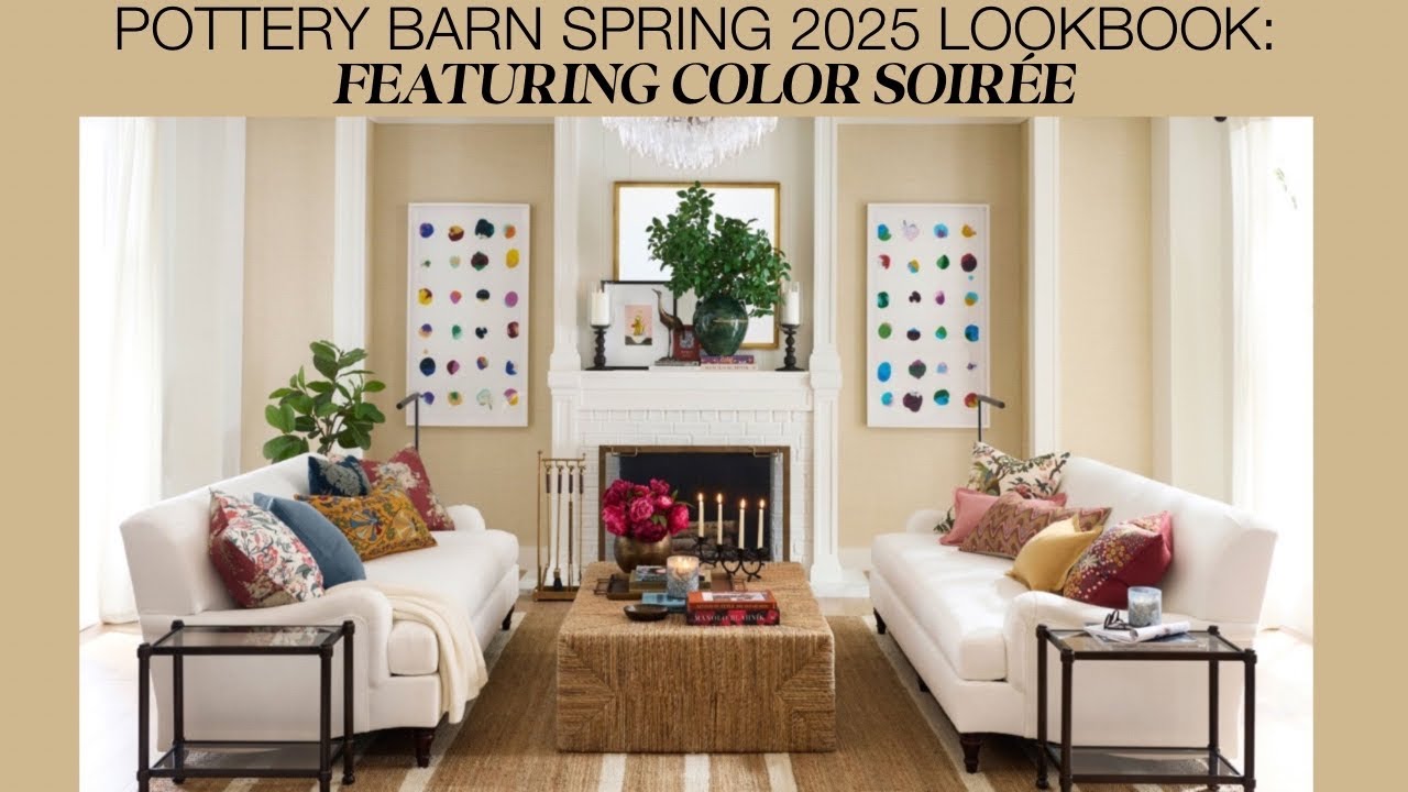 Discover the Pottery Barn Spring 2025 Color Soirée Collection!