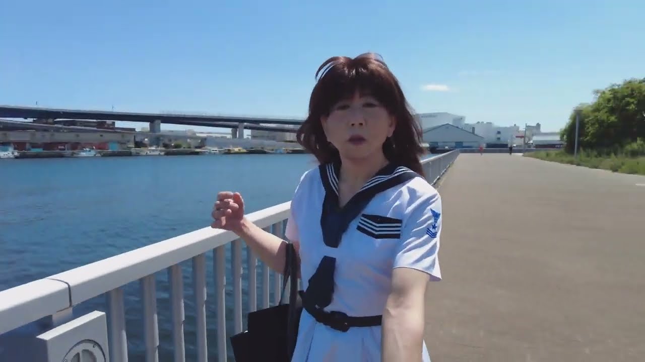 セーラー服・HAT神戸岸壁ロケ