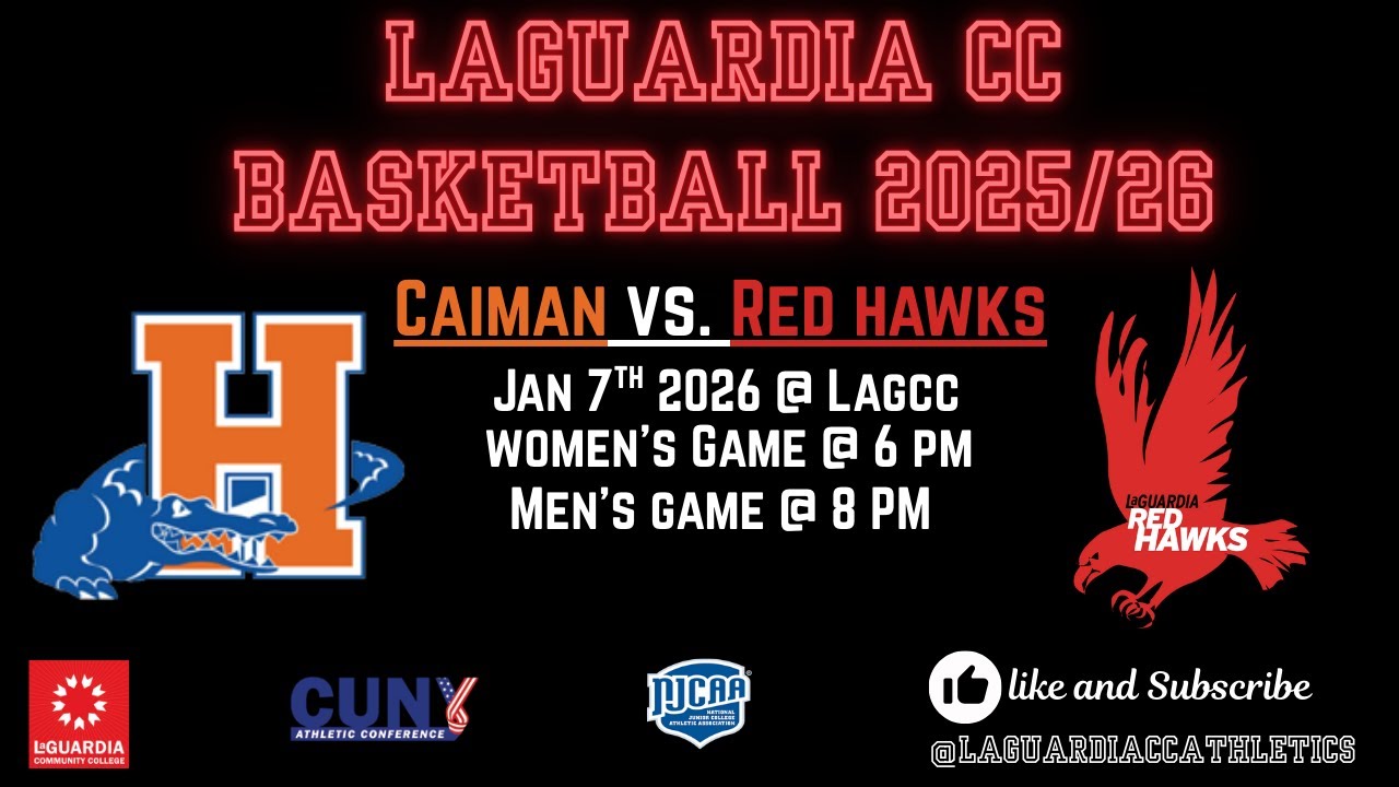 Laguardia CC Red Hawks Basketball 2025/26