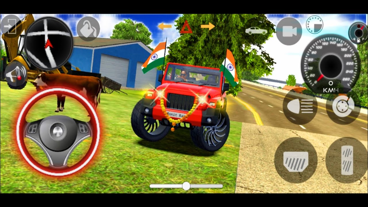 Modified Mahindra Thar🚨 Car game: Indian Car (gadi wala game) Game🎮- Thar game Android gameplay 2026