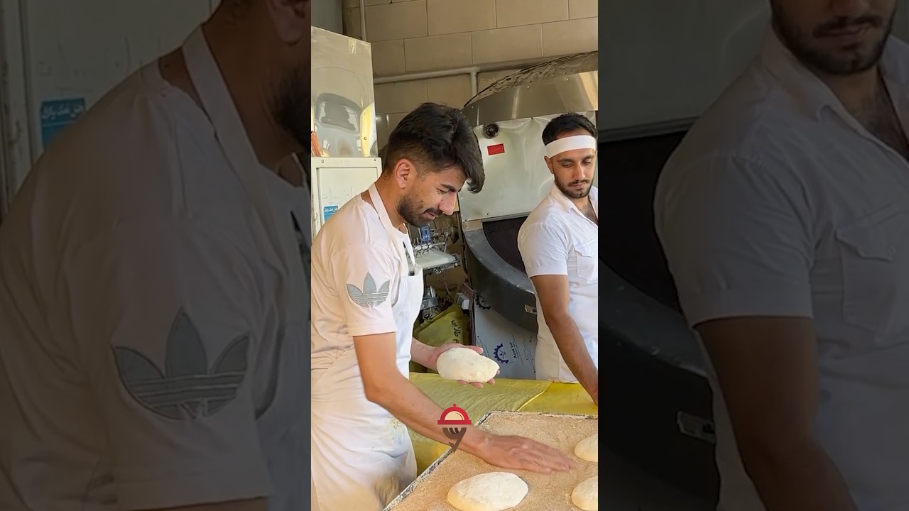 Crispy Barbari Bread Baking in Tehran 🇮🇷 | Iranian Street Bakery