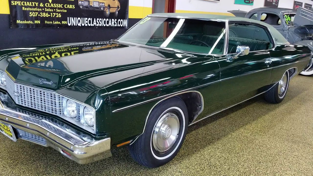 1973 Chevrolet Impala Custom for sale 37,xxx  original miles