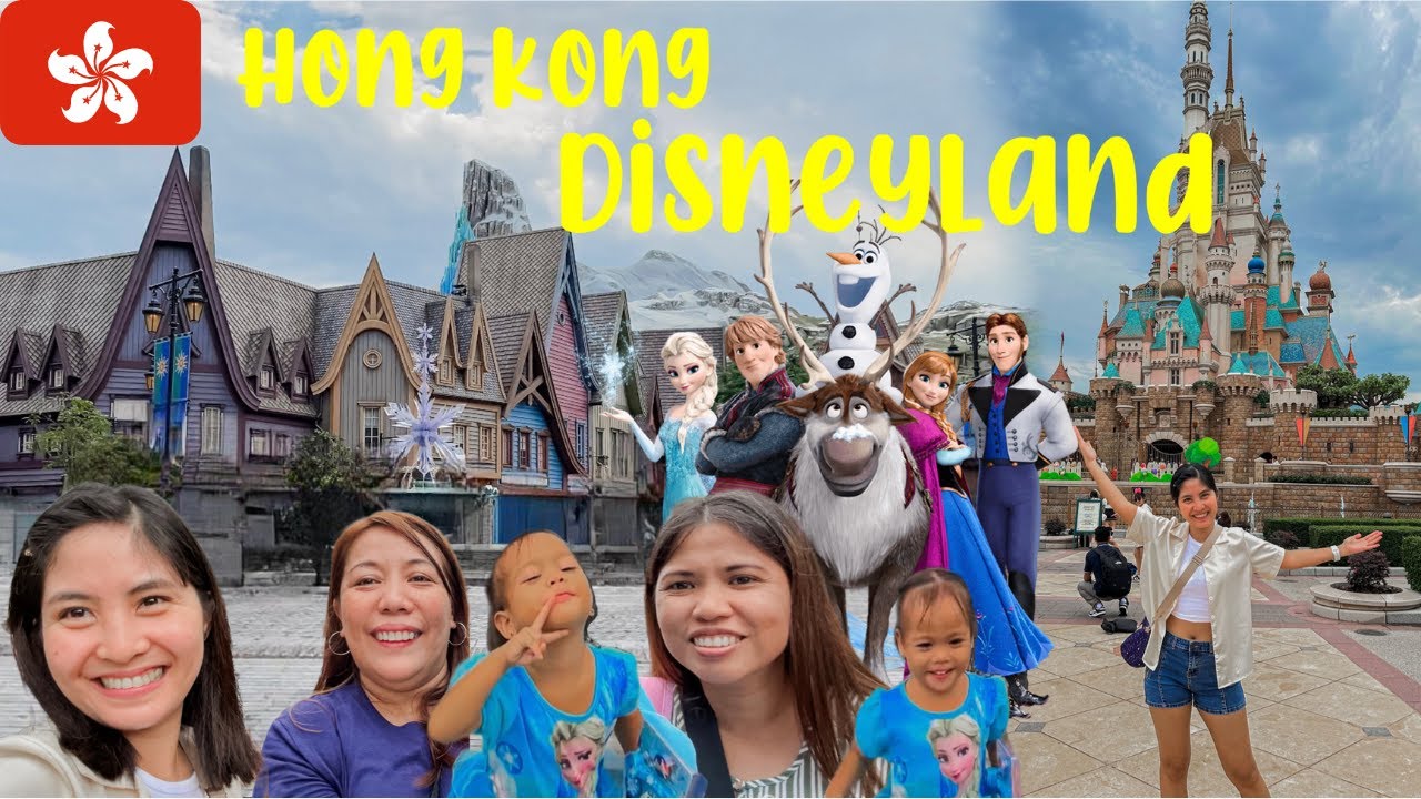 Exploring HONG KONG DISNEYLAND | World of Frozen ❄️, Parade, Fireworks 🎇 🇭🇰