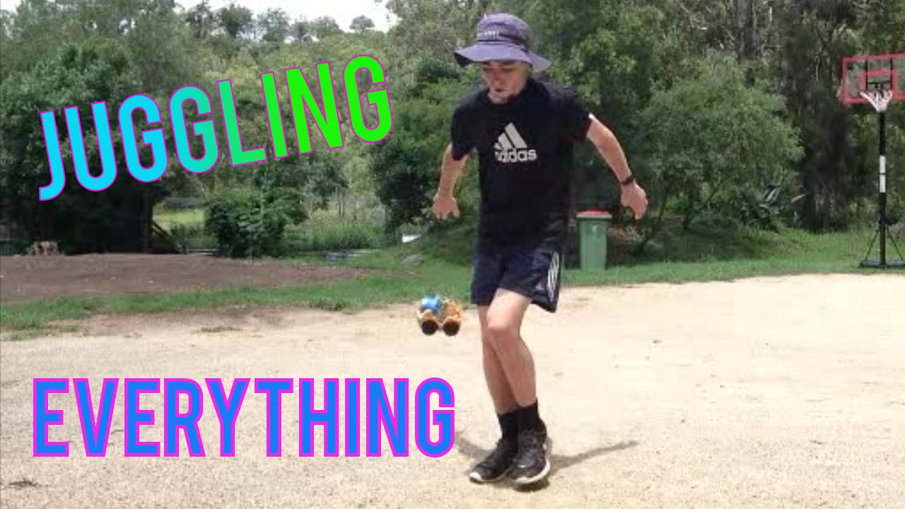 Juggling EVERYTHING | Rubix Cube, Blu Tack and alot more!
