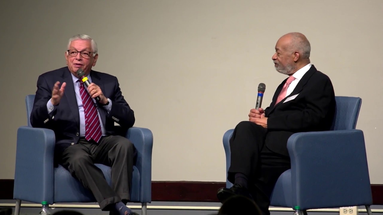 David Stern (Former NBA Commissioner) at Seton Hall University
