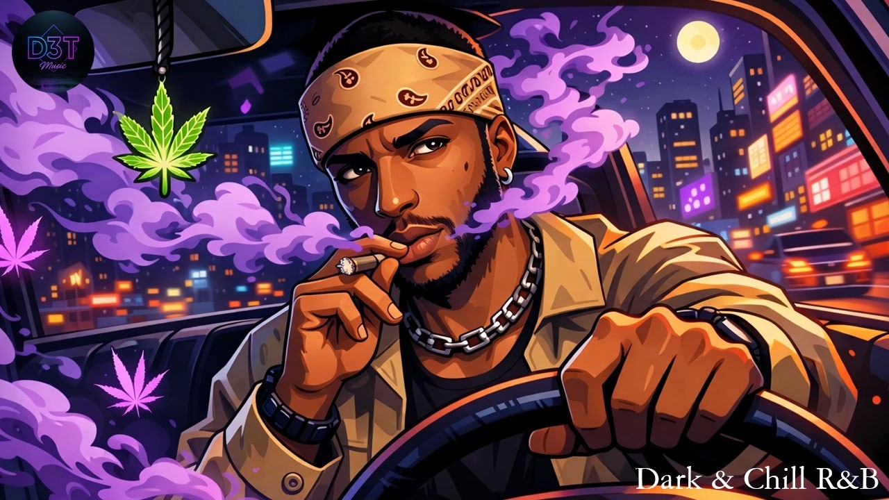 Midnight Drifting in Neon Veins | Emotional Dark R&B for Late Nights🎶