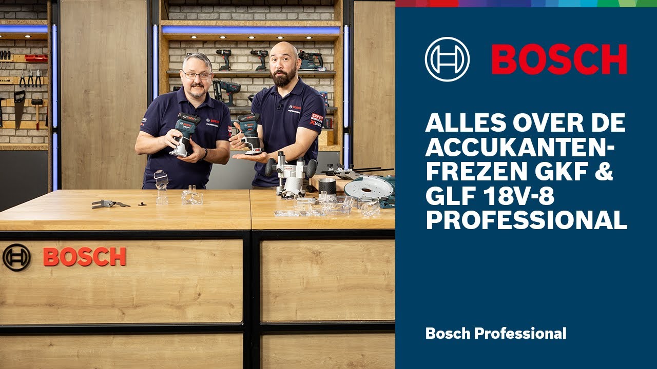 Alles over de accukantenfrezen GKF & GLF 18V-8 Professional