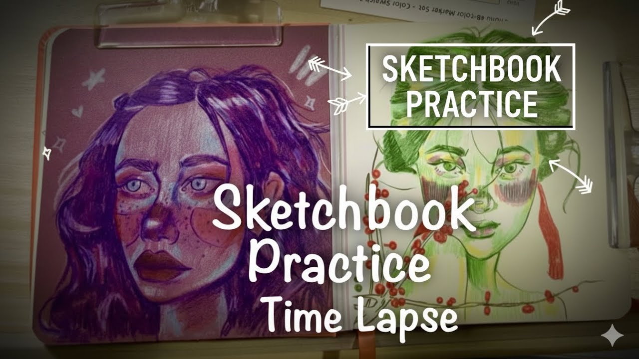 Sketchbook Practice | Portrait Studies