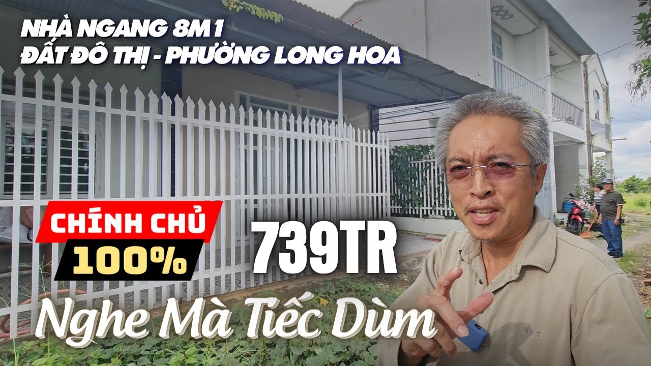 Nhà Tây Ninh ngang 8m1 gần trường chợ gần QL22B mà chủ kêu bán 739tr. Lý do... ai nghe cũng tiếc dùm