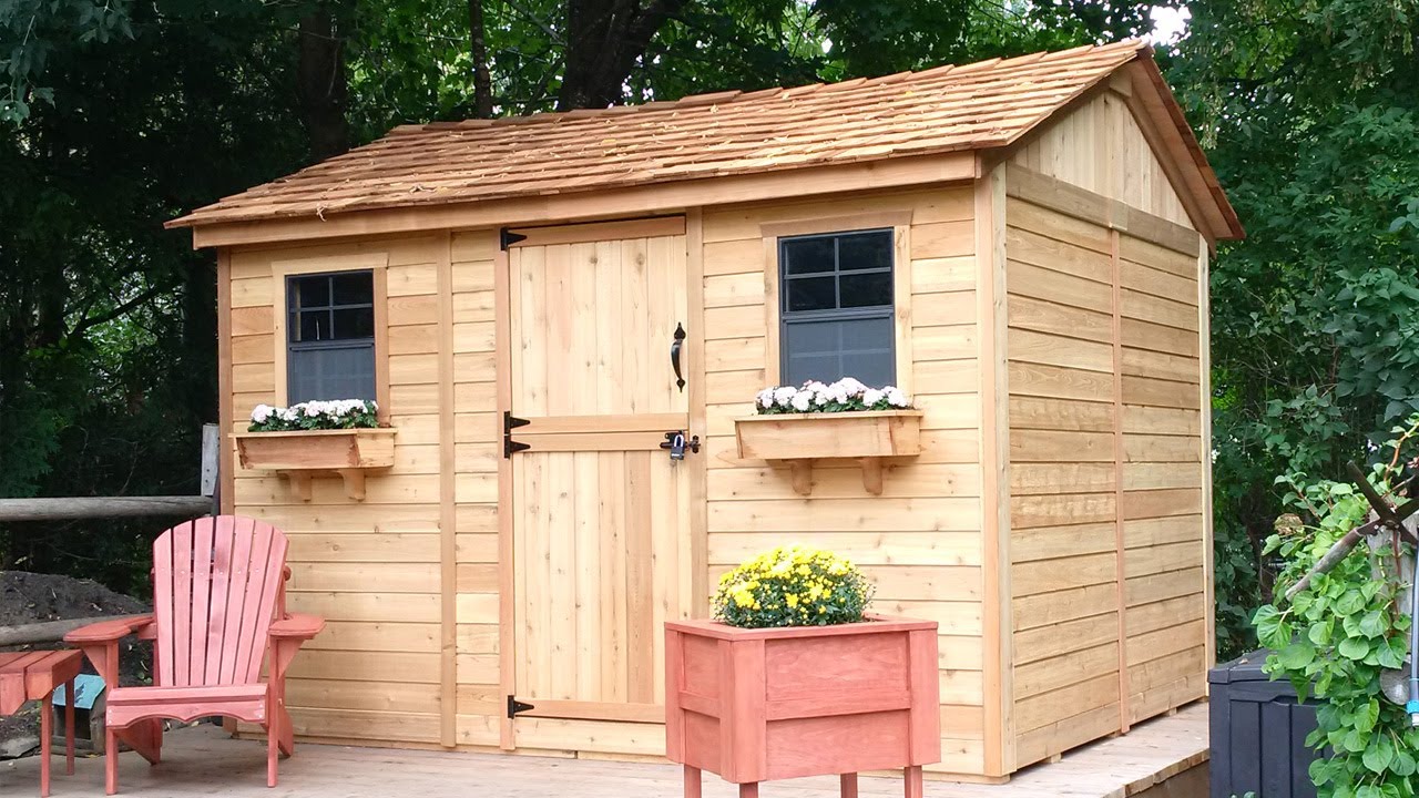 Cedar Cabana Garden Shed - 12' x 8' - OLT